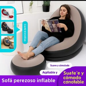 DR-04002 Sofá Inflable con Puf